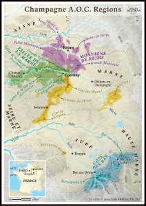 map of champagne region