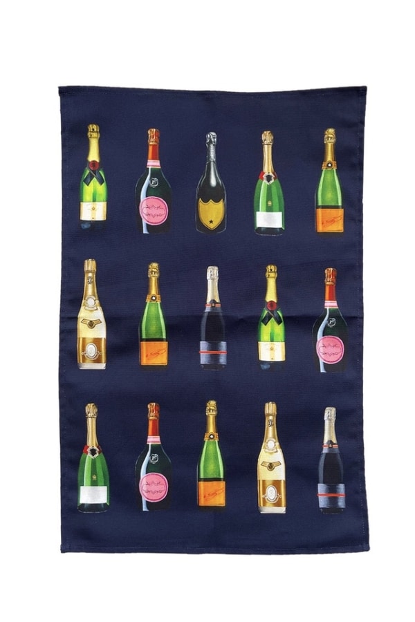 Champagne Teatowel