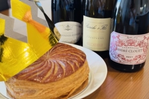 Champagne paired with Galette des Rois for Epiphany