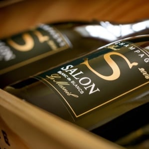 Bottle of Champagne Salon