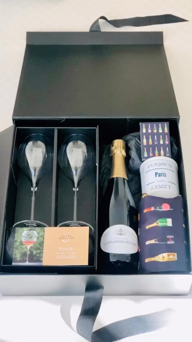 Sparkling Gifts Just For Them ✨

As a champagne expert and gifting specialist, Sally Hillman takes every care to ensure your recipient receives only the best in quality and value, making your gift truly exceptional, no matter the occasion.

🎁 Our carefully curated champagne and Lehmann glassware gift sets always include Sally Hillman’s signature cartography, comprehensive tasting notes and elegant gift wrapping, while our seasonal Discovery Duo gift packs also include an additional slimline champagne stopper.
 
🎁 Have peace of mind with your gifting, knowing that each of our luxury champagne gift sets and hampers offers more value than purchasing each item separately.
 
So, whether you’re looking to show your deep appreciation or celebrate a special milestone, allow Sally Hillman’s unique and thoughtful champagne gifting options to express your heartfelt emotions and make the moment memorable.
 
🔗 Visit Australia’s premier gifting portal for lovers of champagne and little luxuries via the link in bio.
 
#SallyHillman #CelebratingChampagne
#champagne #champagnelover #winelover #growerchampagne #recoltantmanipulant #champagnegifts #winegifts #luxurygifts #champagneglass #luxuryglasses #wineglass #champagnemoments #champagnelife #celebration #champagnetasting #winetasting #champagnetime #gifting #giftingideas #gifts #corporategifting #corporategifts #hampers #gifthampers #giftideas #giftbox #personalisedgifts #giftwrapping @lehmannreimsfrance