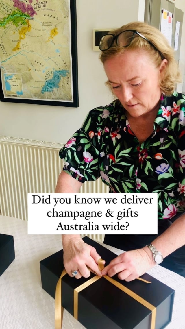 Welcome to Sally Hillman, where we specialise in champagne celebrations and aim to provide a seamless gifting experience every time! 💝
 
🎁 Our service is five-star and trustworthy

🎁 Our nationwide delivery makes it effortless to send gifts to multiple locations or deliver bulk gifts to a single address. 

🎁 Whether you opt for our ready-made hampers or design a custom gift box, we guarantee to make your gift-giving fabulous, fun and fuss-free!
 
For more information and to discuss your gifting wish list, contact us today. 🔗 Link in bio
 
SallyHillman.com.au 
 
#SallyHillman #CelebratingChampagne
#champagne #champagnelover #winelover #growerchampagne #recoltantmanipulant #champagneclub #growerchampagneclub #champagnesubscription #champagnegifts #winegifts #luxurygifts #champagneglass #luxuryglasses #wineglass #champagnemoments #champagnelife #champagnetime #celebration #champagnetasting #winetasting #wineeducation #gifting #giftingideas #gifts #corporategifting #corporategifts #giftideas